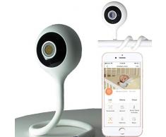 Baby CAMdy - Babyphone Camera Surveillance Wifi bébé⎮HD 1080p⎮Fixation du lit bébé⎮Application Intelligente iOS/Android