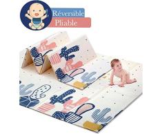 BB-COOL Tapis de Jeu pour bébé Tapis déveil en Mousse XPE Pliable et réversible 197x147x1cm