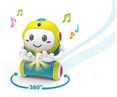 Smoby Jouet dEveil Robot Interactif 3-2 Modes de Jeu-1 2 3 Soleil + Développement Moteur, 190101WEB, Multicolore - Version Allemande