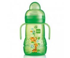 MAM Biberon de Transition Silicone Vert 4 Mois 220 ml