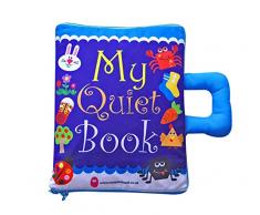 Mon livre tranquille livre dactivités en tissu doux pour les tout-petits et les jeunes enfants