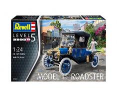 Revell 07661 Maquette de Voiture Ford T Roadster (1913), échelle : 1/24, Multicolore