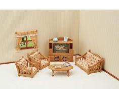 SYLVANIAN FAMILIES-La pièce à Vivre Mobilier Mini-Univers, 5339, Multicolore