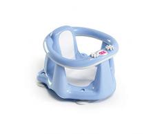 OKBABY Flipper Evolution - Anneau de Bain, Assise en Gomme Antidérapante pour Nouveau-né 6-15 Mois (13 kg) - Ciel