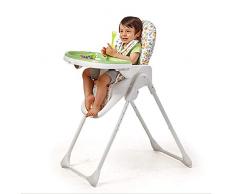 Chaise Haute Pliante, Chaise Haute Et Rehausseur, Chaise Haute pour Bébé Et Tout-Petit (Vert)