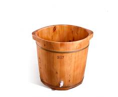 Chêne massif pieds en mousse de santé à domicile bord rond en bois, le baril de bain de pieds de fumigation, baignoire pieds, voûte en berceau, baignoire peuvent être utilisés comme cadeaux, artisanat