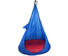 Wangyan 123 Accueil Enfant hamac Chaise Enfants balançoire pod Suspendus hamacs de siège, Couleur aléatoire de Coussin Gonflable