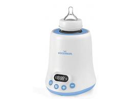 Chauffe biberon, Eccomum Chauffe-biberon Home avec écran LCD Numérique 6 en 1, Chauffage Ultra-Rapide, Dégivrage et Stérilisation, Minuterie, Arrêt Automatique
