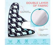 Morbuy Bébé Bavoirs Bandana, 3PCS Coton Bouton Réglable Bavoir Naissance Protéger Les Vêtement des Bébés Triangle Bavette Absorbant Hypoallergéniques pour Enfant Bébé Fille et Garçon (Tracteur Rouge)