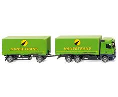 MB Actros camion avec remorque HZ Expédition HANSETRANS - voiture miniature - Wiking (1:87)