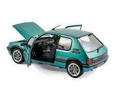 PEUGEOT Véhicule Miniature 205 GTI Griffe 1.9L 1990 - Vert - Echelle 1:18 NOREV - Exclusivité Internet