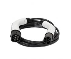 EV/Voiture électrique – câble de Chargement | Type 2 vers Type 2 (IEC62196) | 32 A | câble 5 mètres | Phev, BMW.