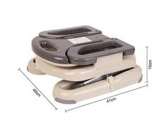 TangMengYun Chaise Haute Pliante pour bébé en Plastique Chaise Haute pour Enfants réglable Empêcher Le Dumping Portable Baby Lifting Dinette (Color : White)