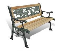 vidaXL Banc de Jardin pour Enfants 84 cm Bois Banquette Banc dExtérieur Siège