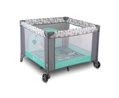 Lionelo Stella Parc de jeu pour bébé - 9,5 kg - Couleur turquoise