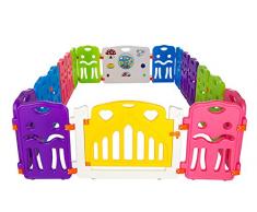 Parc pour bébé plastique Cannons UK avec petites panneaux de station de jeu (240cm 160cm)