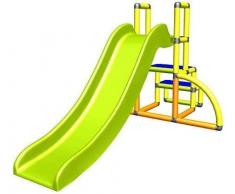 move and stic pour Enfants Enfants Mon Premier Slide Mon Premier Toboggan Jouet Babyrutsche Coulissant de Jardin Moveandstic - Jaune / Pomme Verte / Orange