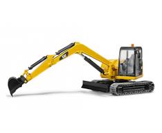 BRUDER - 02456 - Mini pelleteuse CATERPILLAR - Jaune