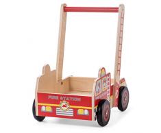 Baby Vivo Trotteur pour Bébé Chariot de Marche Pousseur Activité Marcheur Enfant Jeux Jouet en Bois - Johnny