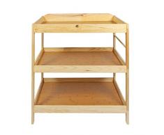 Elitehousewares WoodLuv Lot Commode à langer bébé Station Table Unité
