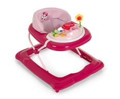 Hauck / Player / Trotteur Bebe Disney de 6 Mois à 12 kg / Marcheur avec Musique / Aide à la Marche avec Centre dÉveil et Roues / Assise Rembourrée Amovible / Réglable en Hauteur / Minnie Pink (Rose)