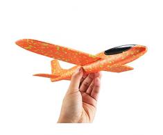 DARLINGTON & Sohns Jouet à Lancer pour Enfant en polystyrène, Avion à Volants pour Enfant