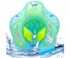 MMTX Anneau Gonflable de Bain de Bébé avec Le Siège, Flotteur Réglable de Bébé pour la Sécurité flotter laide de Sécurité 2-6 Ans Bébé (XL)