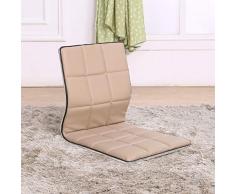 L.HPT Canapé en Cuir，Canapé Canapé dangle Canapé en Forme De Chaise Canapé Repose-Pieds Couverture pour Chien Enfants Adulte Meubles Lit Salon Inclinable Paresseux Mini, Beige