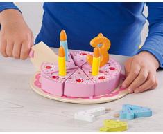 Eichhorn - 100003729 - Jouet gâteau en Bois - 18 pièces