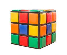 Fvfvfv Banc de rangement créatif for enfants Rangement for enfants petit banc Banc de chaussures Tabouret de rangement de Rubik Tabouret de canapé Tabouret bas Dessin animé maison Tabouret en cuir