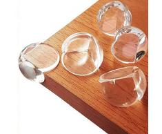 Protege Coin Bébé,12 Pcs Protection Angles Bébé Transparent Pour Sécurité Bébé Protection Angle Rond Pour Bébé et Enfant avec Adhésif Résistant