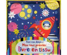 Mon tout premier livre en tissu - bleu (boîte)