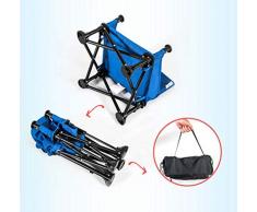 Siège d'appoint sain, chaise pliante extérieure portative-chaise multifonctionnelle de bébé, adapté aux enfants de 6 mois - 4 ans,Blue