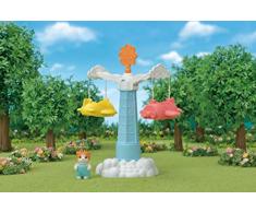 SYLVANIAN FAMILIES-Le manège Volant et Alfie Le bébé Chat Roux Mini-Univers, 5334, Multicolore