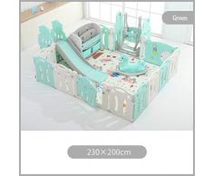 PNFP Parc for bébé, aire de jeu for enfants avec barrière for enfants, toboggan ou balançoire, cheval à bascule, piscine à balles, support de rangement, installation gratuite du centre dactivité à gr