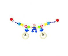 Heimess Hochet - Chaîne de Poussette avec Clips - Pirate