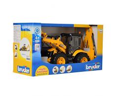 Bruder - 02454 - Véhicule Miniature - Modèle Simple - Tractopelle Jcb 5cx
