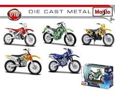 May Cheong Group - M34007 - véhicule Miniature - Moto Spécial - Echelle 1/18 -Modèle aléatoire