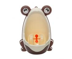 Scrox 1x Creative Kids urinoir Grenouille Enfants/Produits de Mode de Vie pour bébé Outils créatifs Pratique (Creative Kids urinoir Grenouille Marron)