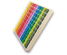 Ulysse Couleurs dEnfance - 3864 - Jeu Éducatif et Scientifique - Table daddition - 10 x 10