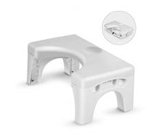 Openuye Tabouret Pour Toilettes Marche Pieds Enfant Tabouret Physiologique Pour Toilettes Anti Dérapant Tabouret Physiologique Pliable Contre Hémorroïdes, Constipation, Flatulences