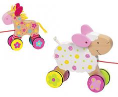 Goki - 2041429 - Jouet À Tirer - Mouton Suse - Susibelle Kollektion