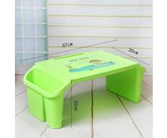 Table en Plastique, Chambre à Coucher Lumineuse Etude de Table à Coucher Table d'ordinateur Portable Chambre d'enfant Table à Jouets Boîte de Rangement Plusieurs Couleurs Table Multifonction