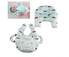 RUICHUANGS Auto Nourrissant Oreiller Coussins dallaitement pour bébé, Portable détachable Multifonction Porte Biberon Mains Libres,Dessin animé