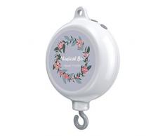 Boîte à Musique Electrique Mobile pour Bébé avec fonction de téléchargement et 35 Chansons, Jouets et Cadeaux pour Bébé