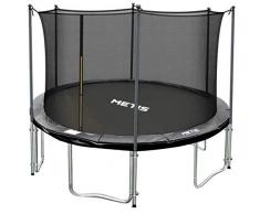 METIS Trampolines de Jardin – 2,4m, 3m, 3,7m, 4,3m, 4,6m | Trampoline Extérieur pour Enfants & Adultes avec Filets de Protection [Voyager & Apollo] (Voyager, 2,4m)