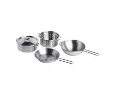IKEA DUKTIG - 4 pièces batterie de cuisine, couleur inox - Jeu enfants