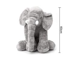 Peluche Elephant - 60cm éléphant Géant en Peluche de Cadeaux pour Les Enfants des Jouets