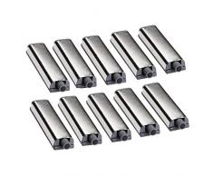 LOOTICH Tampon Charnière Loquet Fermetures Push to Open pour Armoire de Cuisine Porte Battante de Meuble pour Appuyer pour Ouvrir des Portes de Placard Paquet de 10