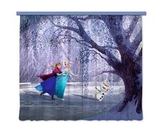 AG Design FCS xl 4300 Rideau voilage pour chambre denfant - Reine des neiges